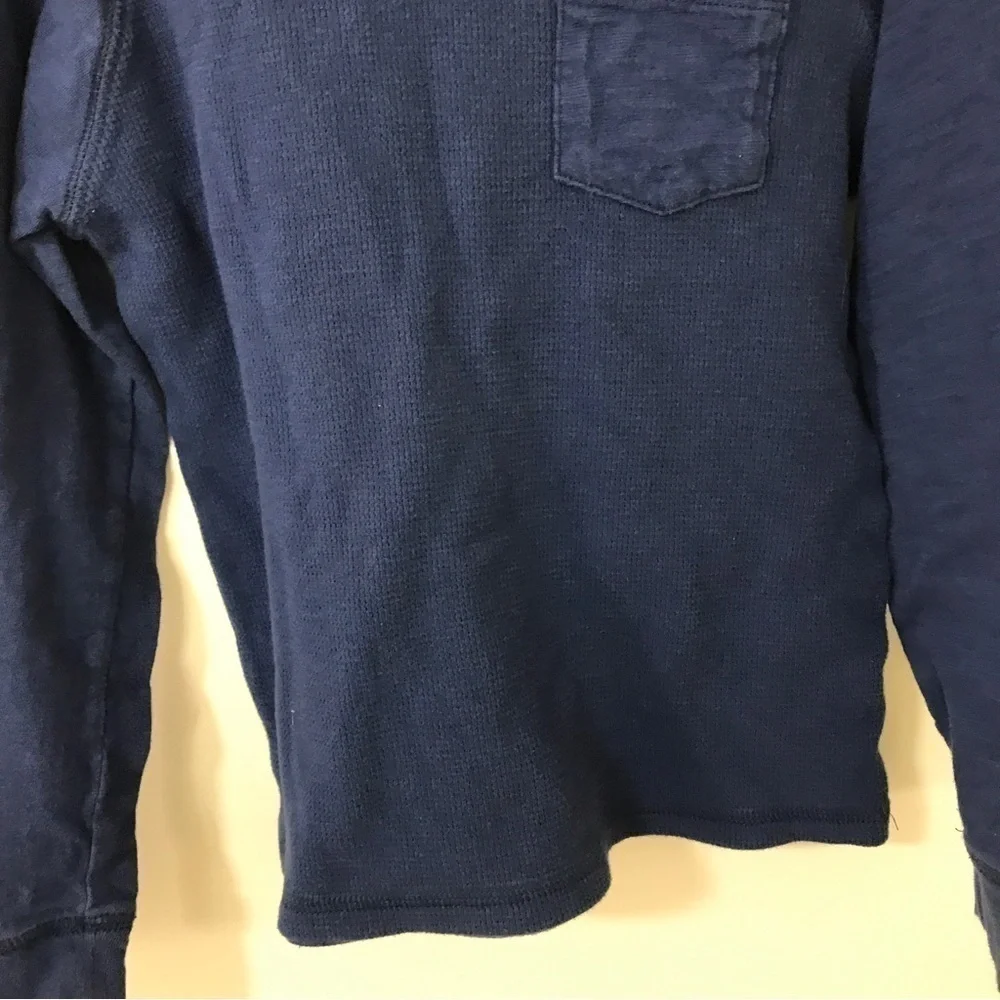 3/$15 Oshkosh boys blue thermal long sleeve shirt